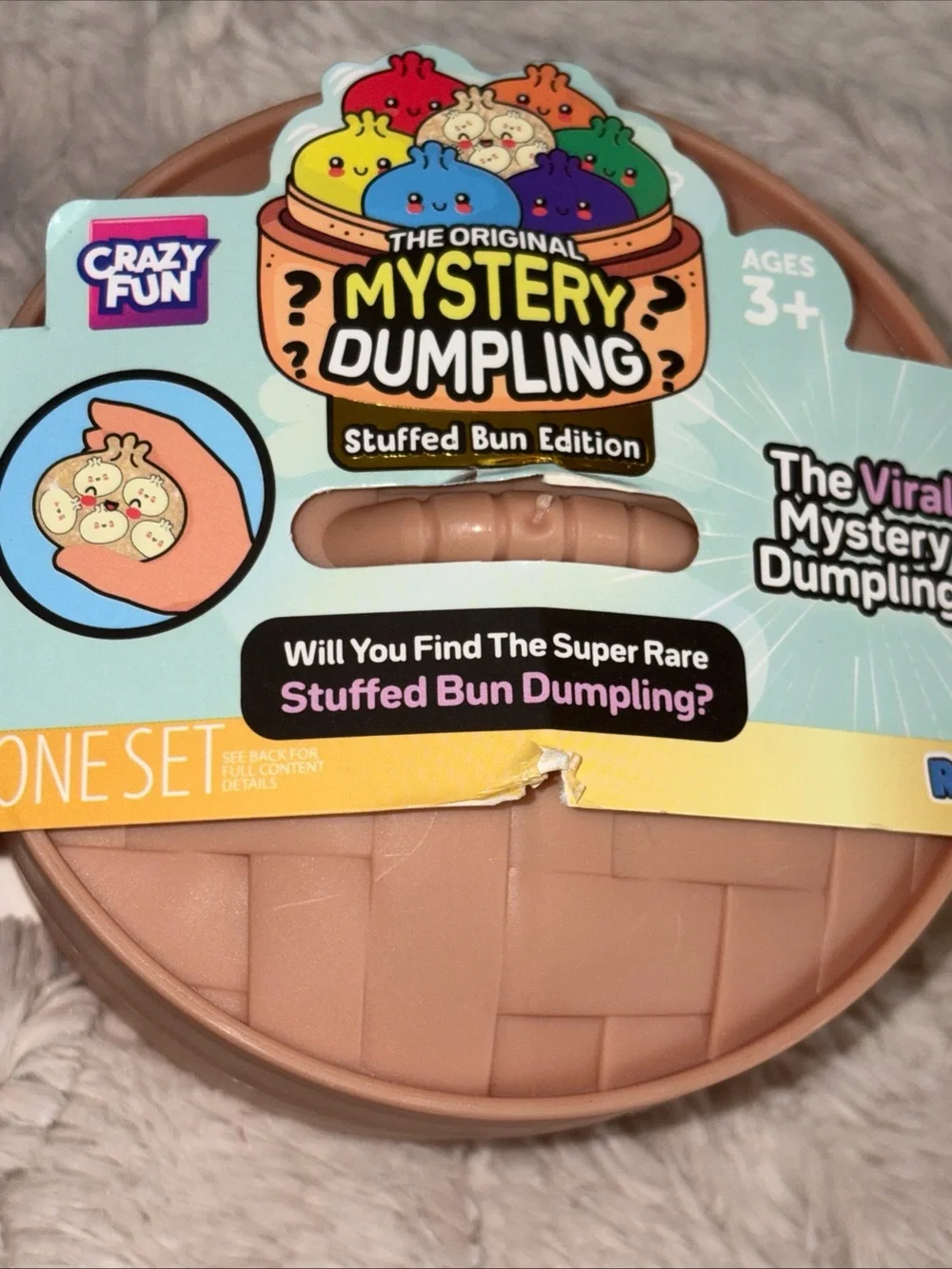 Mystery Dumpling Stuffed Bun Edition Kids Toy - Gold Glitter (Unknown Brand)